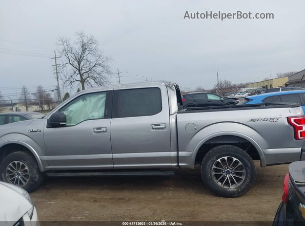 1FTEW1E45LFB07276 2020 FORD F150 Серебряный Панорамный вид салона 360°