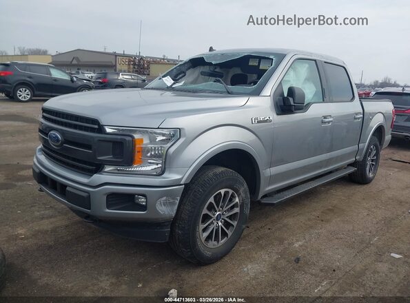 1FTEW1E45LFB07276 2020 FORD F150 Серебряный Передняя левая четверть