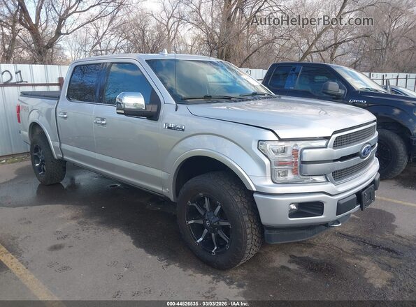 1FTEW1E46KFD33437 2019 FORD F150 Gray Առջևի աջ