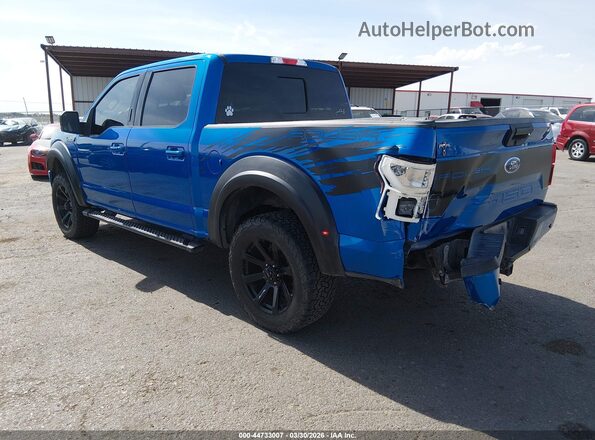 1FTEW1E50KFC89346 2019 FORD F150 Синий Задняя левая четверть