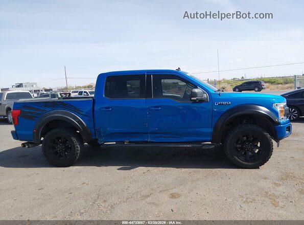 1FTEW1E50KFC89346 2019 FORD F150 Синий Вид задней части салона