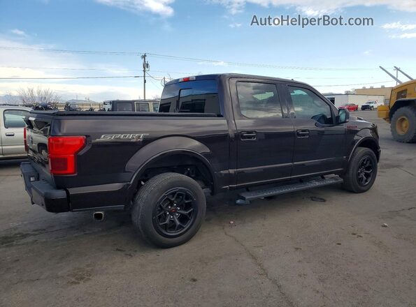 1FTEW1E52KFB61836 2019 FORD F150 Brown Задня права чверть