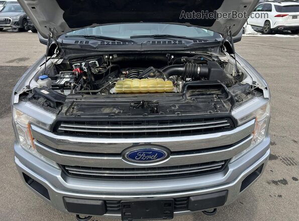 1FTEW1E57LFA23744 2020 FORD F150 Серебряный Вид панели приборов