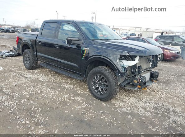 1FTEW1E84NFA43446 2022 FORD F150 Черный Передняя правая четверть