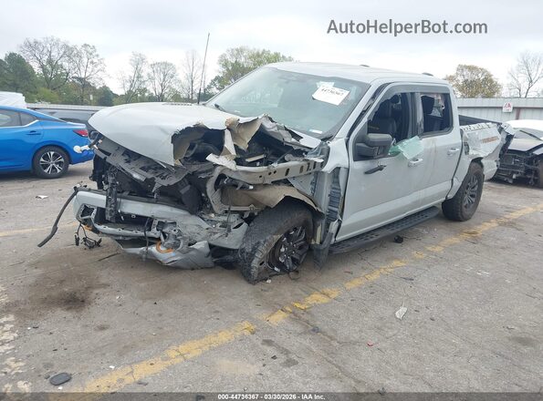 1FTEW1E85PFA87801 2023 FORD F150 Серый Передняя левая четверть