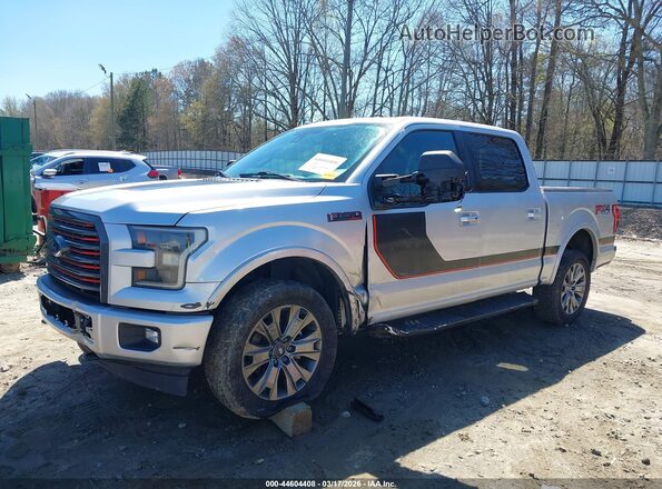 1FTEW1EF1HFA56688 2017 FORD F150 Серебряный Вид спереди