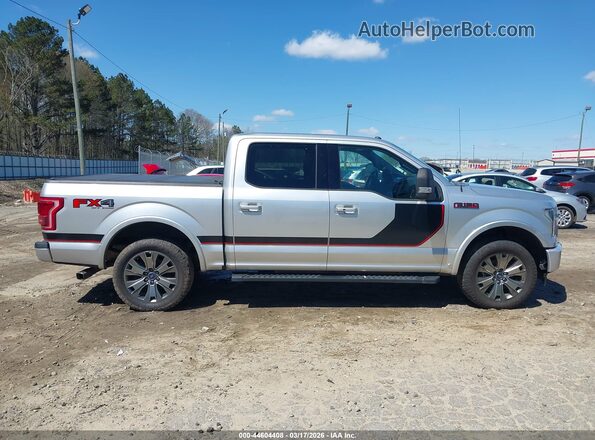 1FTEW1EF1HFA56688 2017 FORD F150 Серебряный Вид задней части салона