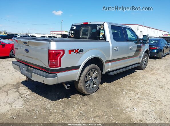 1FTEW1EF1HFA56688 2017 FORD F150 Серебряный Задняя правая четверть