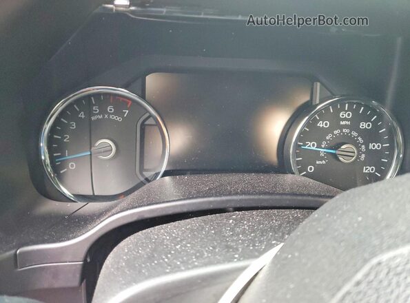 1FTEW1EF7HFB85275 2017 FORD F150 Серебряный Вид щитка приборов
