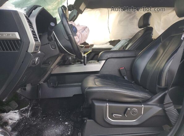 1FTEW1EF7HFB85275 2017 FORD F150 Серебряный Вид салона спереди