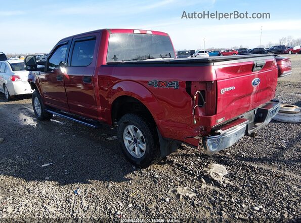 1FTEW1EG0GFD37887 2016 FORD F150 Темно-бордовый Задняя левая четверть