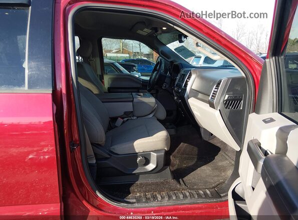 1FTEW1EG0GFD37887 2016 FORD F150 Темно-бордовый Вид салона спереди