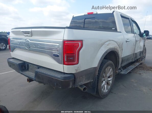 1FTEW1EG2HFA50455 2017 FORD F150 Белый Задняя правая четверть