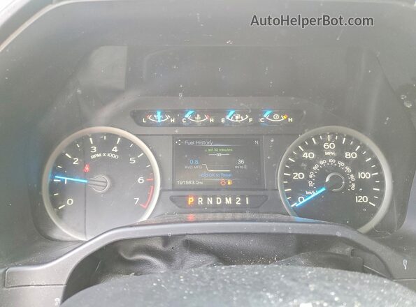 1FTEW1EP2GFC98087 2016 FORD F150 Белый Вид щитка приборов