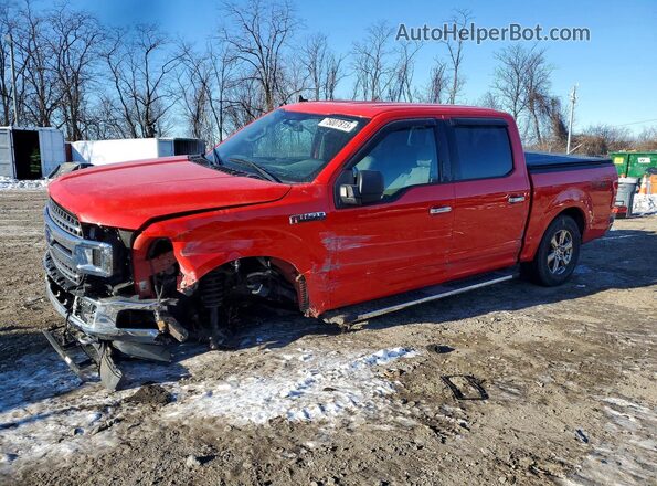 1FTEW1EP2LKF42158 2020 FORD F150 Red Przód lewy