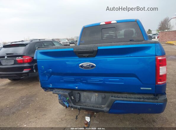 1FTEW1EP6JFE15676 2018 FORD F150 Blue 