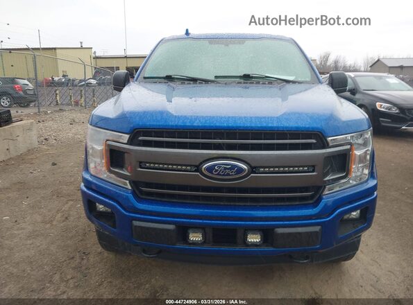 1FTEW1EP6JFE15676 2018 FORD F150 Blue Widok zestawu wskaźników