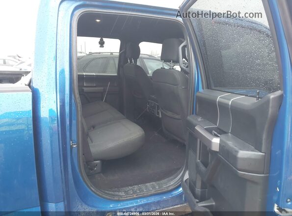 1FTEW1EP6JFE15676 2018 FORD F150 Blue Widok naklejki z numerem VIN