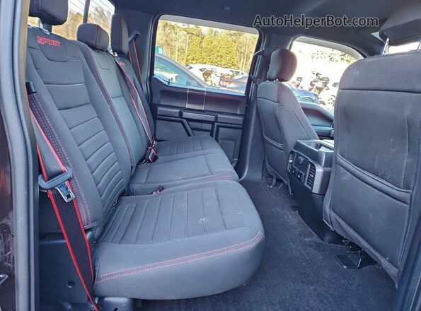 1FTEW1EP7JFD78931 2018 FORD F150 Черный Вид задних сидений