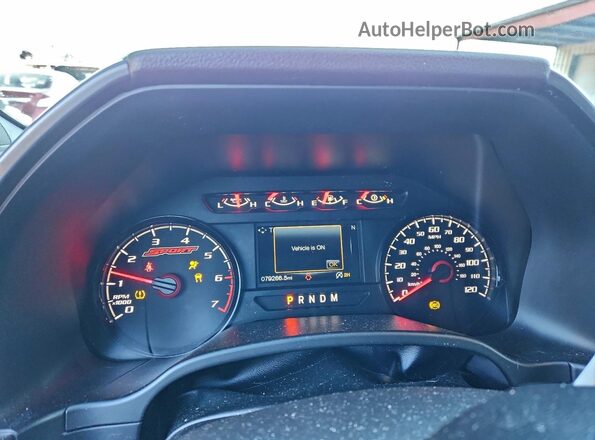1FTEW1EP7JFD78931 2018 FORD F150 Черный Вид щитка приборов