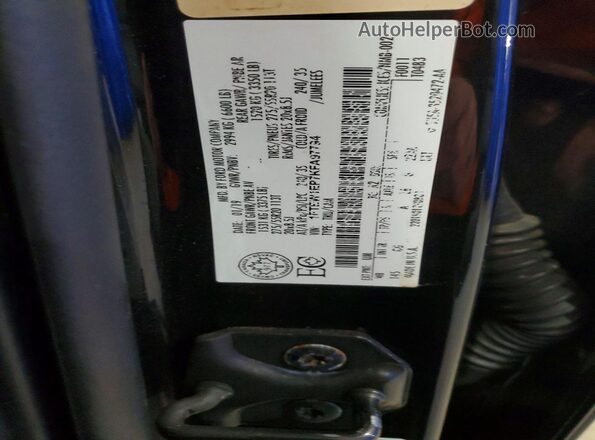 1FTEW1EP7KFA97794 2019 FORD F150 Черный Вид подкапотного пространства