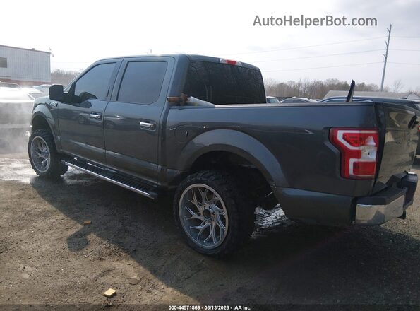 1FTEW1EP8LKD36133 2020 FORD F150 Gray Trasero izquierdo