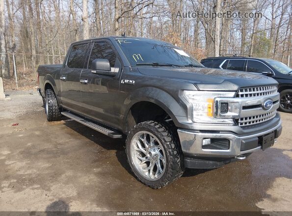 1FTEW1EP8LKD36133 2020 FORD F150 Gray Delantero derecho