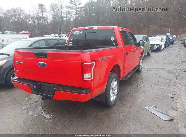 1FTEW1EP9GFC24407 2016 FORD F150 Красный Задняя правая четверть