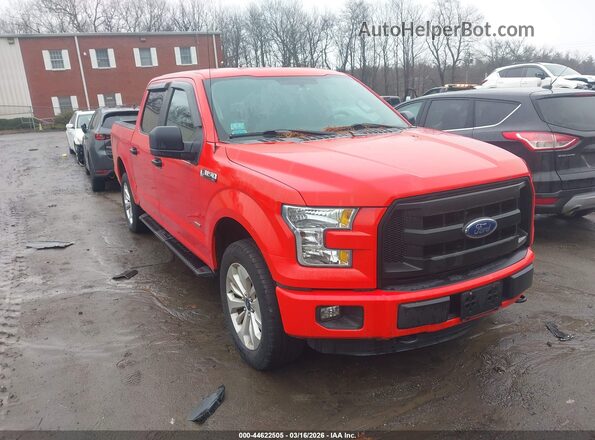 1FTEW1EP9GFC24407 2016 FORD F150 Красный Передняя правая четверть