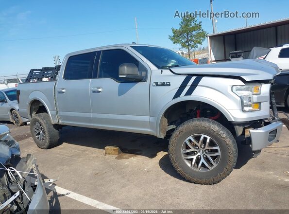 1FTEW1EP9GKF96563 2016 FORD F150 Silver Vista interior trasera