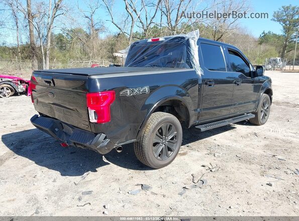 1FTEW1EP9LFB77972 2020 FORD F150 Черный Задняя правая четверть