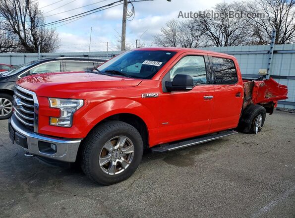 1FTEW1EPXGKF69792 2016 FORD F150 Красный Передняя левая четверть