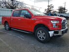 2016 Ford F150 Supercrew Красный vin: 1FTEW1EPXGKF69792