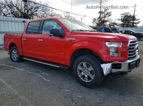 1FTEW1EPXGKF69792 2016 FORD F150 Красный Передняя правая четверть