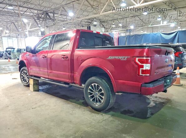 1FTEW1EPXJFD83363 2018 FORD F150 Красный Задняя левая четверть