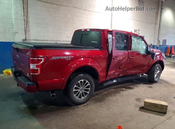 1FTEW1EPXJFD83363 2018 FORD F150 Красный Задняя правая четверть