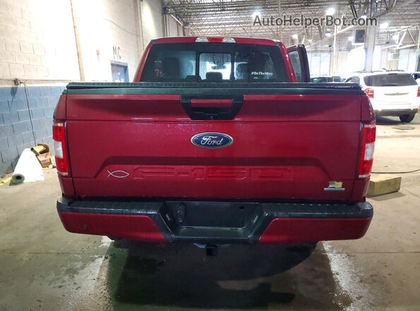 1FTEW1EPXJFD83363 2018 FORD F150 Красный Вид сзади