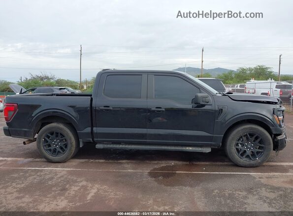 1FTEW2KP0RKE40702 2024 FORD F150 Черный Вид задней части салона