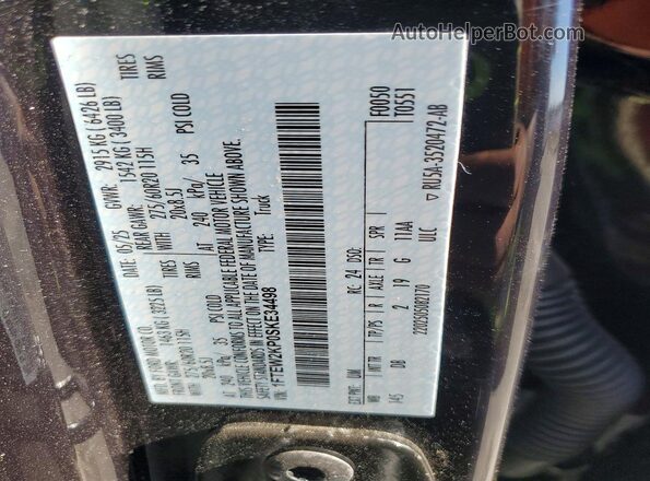 1FTEW2KP0SKE34498 2025 FORD F150 Черный Вид подкапотного пространства