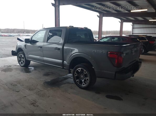 1FTEW2LP5RKE71104 2024 FORD F150 Серый Задняя левая четверть