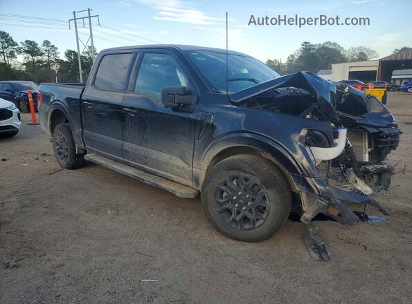 1FTEW3KP2SKE75527 2025 FORD F150 Черный Передняя правая четверть