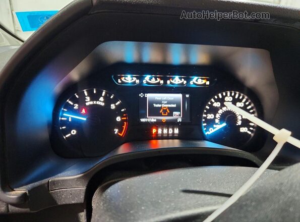 1FTEX1C55JKF23213 2018 FORD F150 Белый Вид щитка приборов