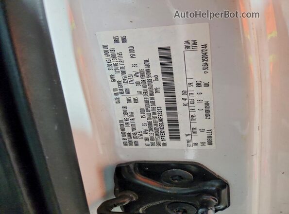 1FTEX1C55JKF23213 2018 FORD F150 Белый Вид подкапотного пространства