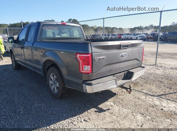 1FTEX1C86HFC79701 2017 FORD F150 Серый Задняя левая четверть