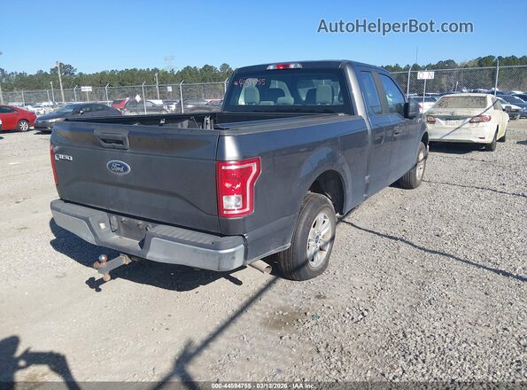 1FTEX1C86HFC79701 2017 FORD F150 Серый Задняя правая четверть