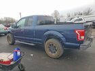 2016 Ford F150 Super Cab Синий vin: 1FTEX1C87GFB74762