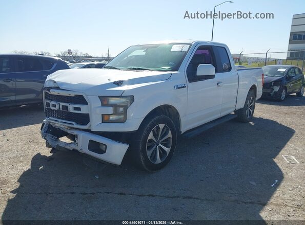 1FTEX1C87HKC72523 2017 FORD F150 Белый Передняя левая четверть