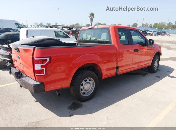 1FTEX1CB3JKF44681 2018 FORD F150 Оранжевый Задняя правая четверть
