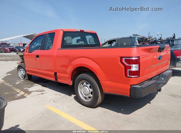 1FTEX1CB3JKF44681 2018 FORD F150 Оранжевый Задняя левая четверть