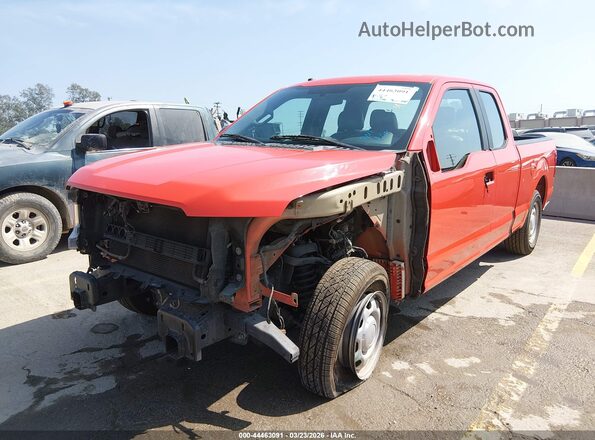 1FTEX1CB3JKF44681 2018 FORD F150 Оранжевый Вид спереди